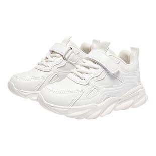 哈比熊晋江童鞋百搭小白鞋2026春夏轻便舒适休闲鞋减震防滑运动鞋