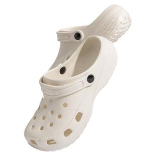 厚底洞洞鞋女款2025新款夏季上班防滑防臭沙滩凉鞋包头拖鞋女外穿