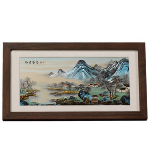 大铜世家风生水起手工铜雕画摆件家居装饰画办公室中国风桌面礼品