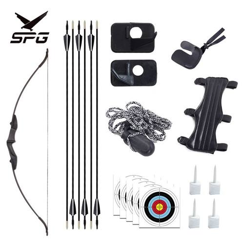 逐日反曲弓弓箭基础台分体带箭可护具选套装娱乐户外磅支箭游戏数