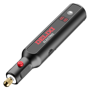 德力西电磨机小型手持充电式玉石抛光打磨机雕刻工具手工精美盒装