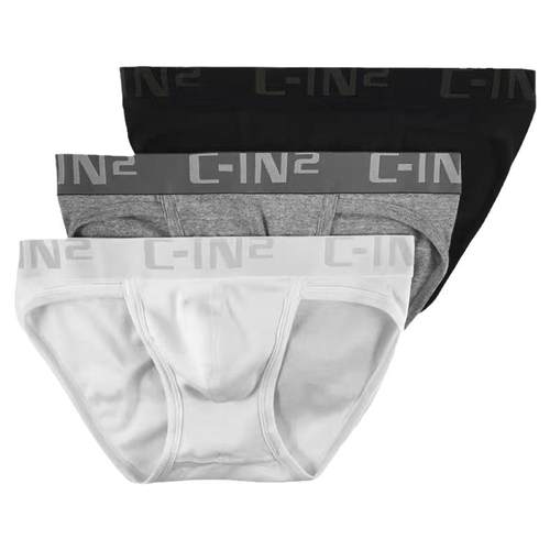 C-IN2男士内裤纯棉舒适运动潮流三角裤情趣低腰性感U凸cin2内裤男