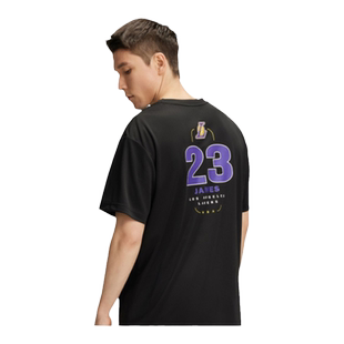 NBA投篮服中性速干凉感短袖T恤运动休闲舒适湖人詹姆斯