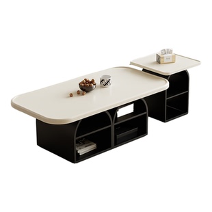 奶油风茶几2026新款客厅家用高端茶桌小户型轻奢高级感阳台小桌子