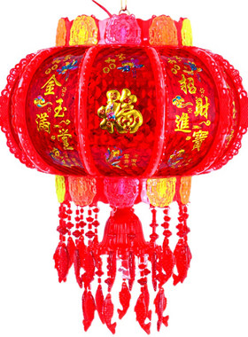 led走马红灯笼七彩魔球灯过新年