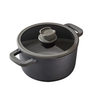 BergHoff贝高福汤锅不粘锅厨房家用炖锅蒸锅煮锅火锅24cm