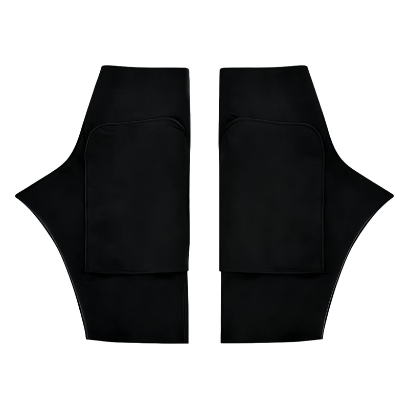 德绒双兜手套新款半指口袋设计加绒保暖可放暖贴学生写字防冻伤手