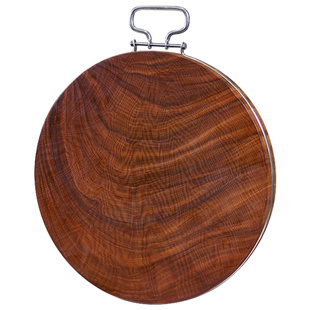 江南太太正宗铁木砧板实木家用菜板厨房切菜板圆形整木质菜墩案板