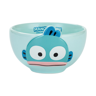 三丽鸥丑鱼陶瓷碗家用高颜值碗勺餐具套装半鱼人汉顿可爱儿童饭碗