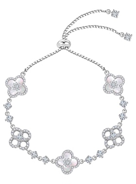 阿吉豆手饰幸运四叶草手链送女友