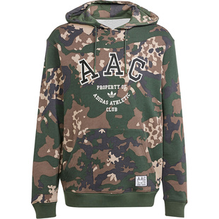 Adidas/阿迪达斯正品三叶草男款休闲迷彩运动套头连帽卫衣IR947