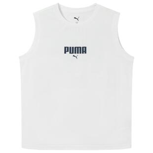 PUMA彪马童装26夏季新款儿童背心吸湿速干轻量圆领无袖运动T恤