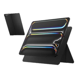 牧行者新款25款iPad Pro 13寸平板桌面磁吸支架11寸苹果air6/5/4超薄便携mini7/6支架Apple12.9寸高级皮革壳