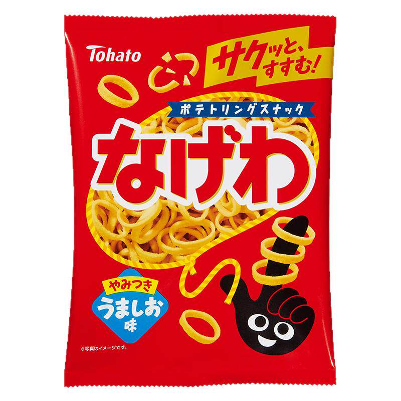 日本Tohato桃哈多手指环马铃薯圈土豆圈盐味 张子宣同款手指圈73g