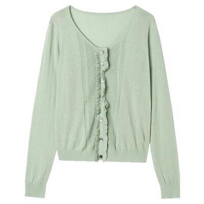 活力纯色上衣微弹针织衫