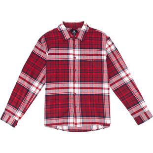 滔搏converse匡威男女马年新年款运动休闲红色长袖衬衫UCJ393-B35