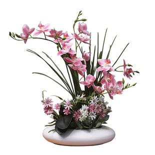 高档仿真花绿植盆栽套装卧室花艺摆件客厅餐桌电视柜摆设装饰假花