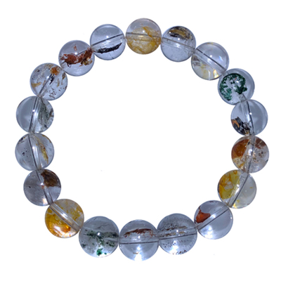 天然冰透骸骨闪灵手串礼物情侣款