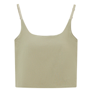 雅鹿方领免穿文胸修身吊带