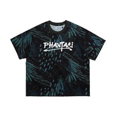 范特西周杰伦潮牌满印短袖上衣