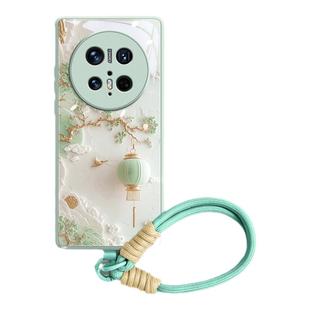 灯笼适用华为mate70pro手机壳mate80套mate80promax新款玻璃60高级感50带挂绳40女mate80promax全包pro的腕链