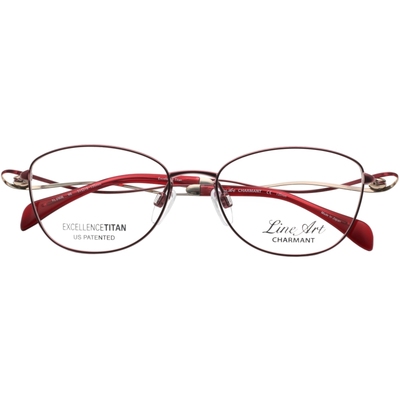 日本Charmant/夏蒙女纯钛眼镜架