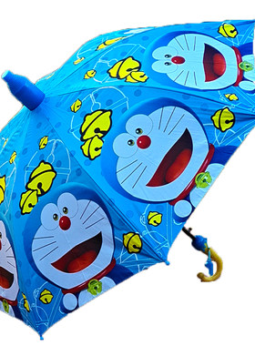 哆啦a梦雨伞好看特别的伞叮当猫雨伞半自动雨伞一键开合儿童遮阳