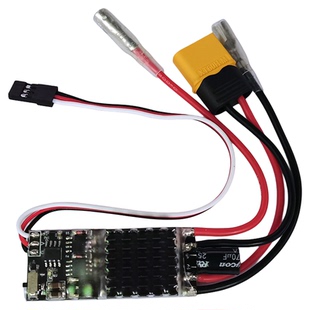 遥控玩具模型车船30A有刷双向电调适合370 380 390 电机2-4S莽牛
