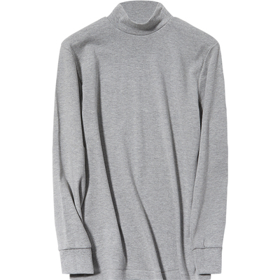 宜而爽内衣男士纯棉中领保暖上衣