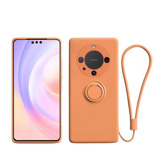 适用华为mate60手机壳高级感mate80promax保护套70pro+新款50一体指环支架40液态硅胶30e全包防摔男女20外软