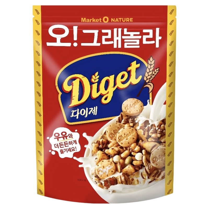 韩国直邮好丽友手制坚果麦片