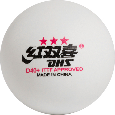 红双喜正品一二三星比赛训练球