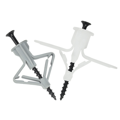 石膏板蝴蝶型螺栓塑料膨胀管