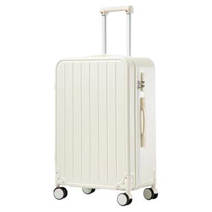 行李箱女2025新款双层防爆拉链旅行箱结实耐用万向轮登机拉杆箱子