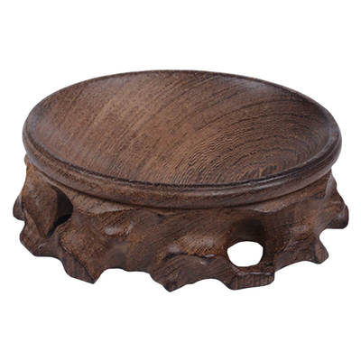 实木天然核桃蛋雕底座