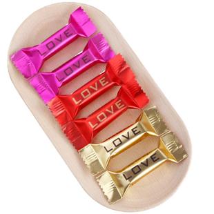 瑞妮LOVE金条黑巧克力500g条装散装结婚喜糖果袋装婚宴年货小零食