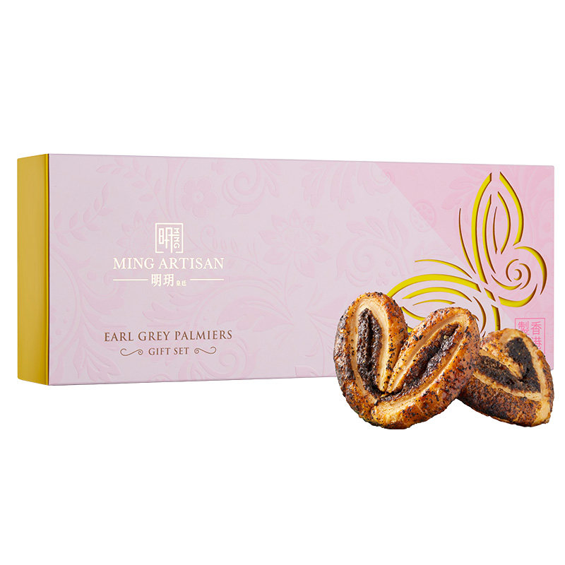 明玥皇廷伯爵红茶蝴蝶酥香港制造