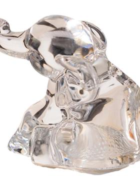 捷克BOHEMIA水晶欧式小象摆件