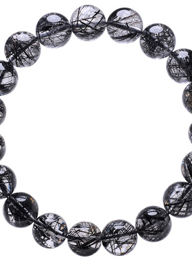 水晶饰品男女款一物一图单圈手链