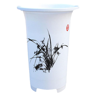 兰花花盆塑料兰花盆PP树脂塑料花盆园艺花盆塑料兰花盆满5个包邮