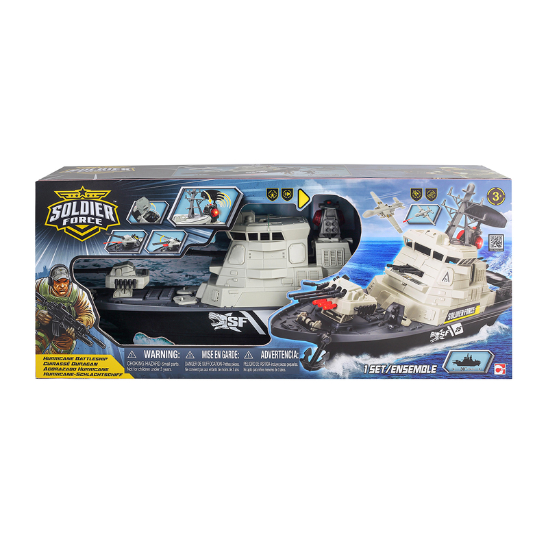 军事模型儿童益智玩具DIY集多美轰天勇将系列战舰套装 545162