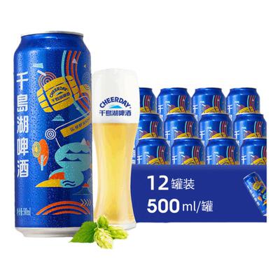 千岛湖啤酒500ml罐乐享时光