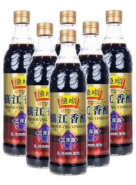 恒顺香醋镇江特产三年580ml烧菜