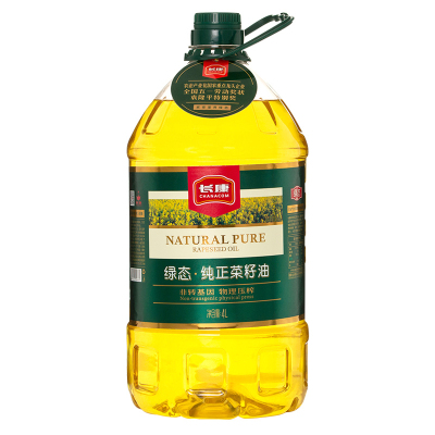 长康纯正菜籽油4L非转基因油菜籽物理压榨一级桶装家用炒菜煎炸