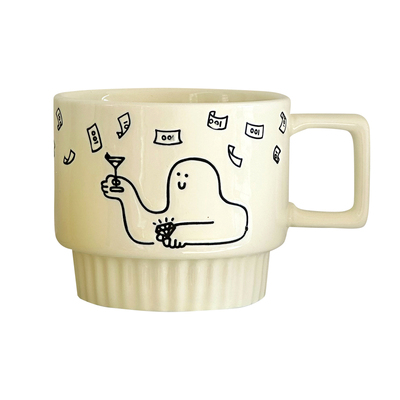 叠叠马克杯上班摸鱼发呆喝水杯子