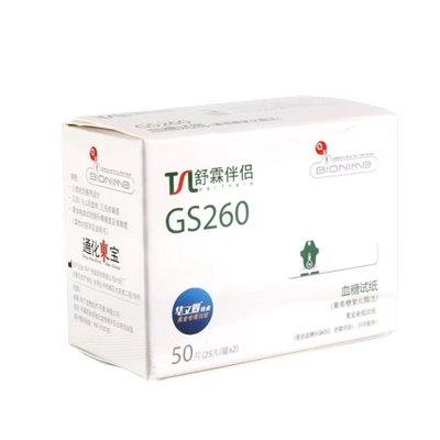东宝GS260舒霖伴侣333血糖仪试纸