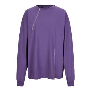 MOUSSY 春季新品个性街头双拉链设计卫衣T恤女028ISA80-2661