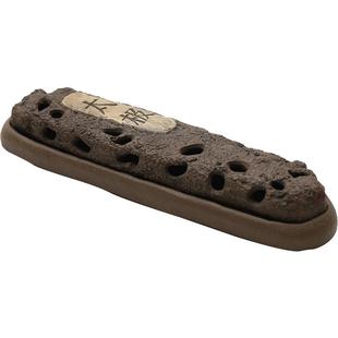 青沉原矿紫砂镂空卧香炉太极线香炉家用室内焚香炉复古茶香炉香插