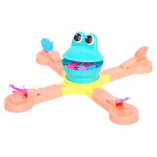 趣味性很强的亲子互动玩具多人青蛙吃蜜蜂桌面竞技游戏青蛙喂食