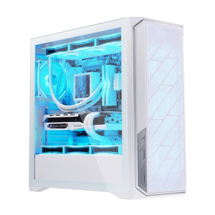 先马光之神mini电脑机箱台式机MATX240水冷侧透颜之神机箱MINI白